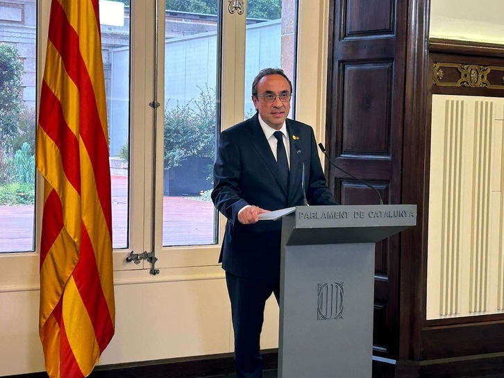 El presidente del Parlament catalán, Josep Rull, ha convocado un pleno para iniciar la cuenta atrás para repetir elecciones si no hay investidura.