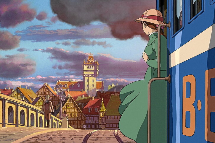 Fotograma de «El castillo ambulante», película de animación creada hace veinte años por el maestro Hayao Miyazaki que el próximo 12 de julio vuelve a las salas de cine.
