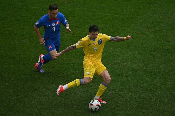 Autor del primer gol y asistente del segundo, Mykola Shaparenko ha sido el futbolista del encuentro.