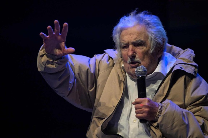 Mujica, en el acto del Movimiento de Participación Popular celebrado esta misma semana. 