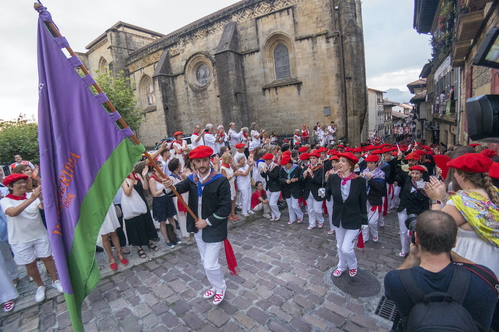 Desfile de Jaizkibel en 2023. (Gorka RUBIO / FOKU)