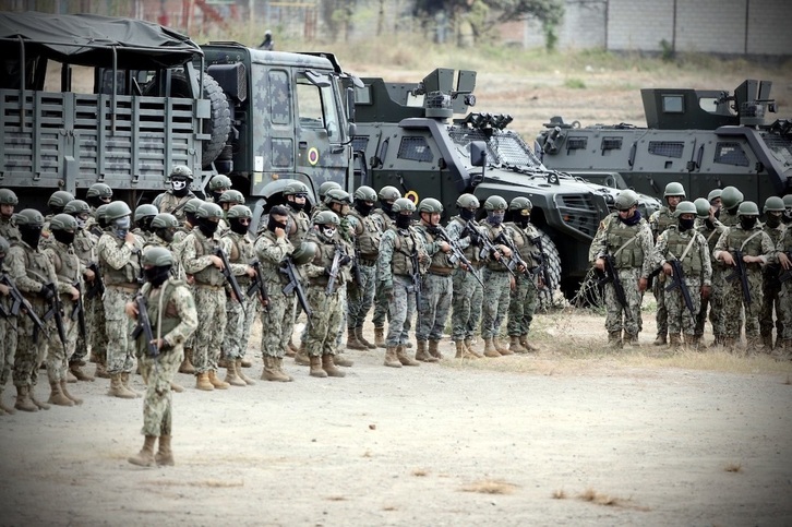 Imagen de archivo del Ejército de Ecuador.