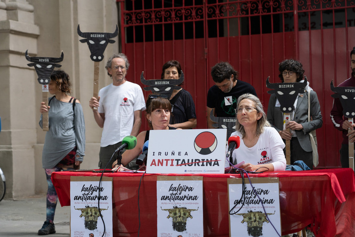 Iruñea Antitaurina ha anunciado la kalejira que realizará el 7 de julio a las 19.00 horas.
