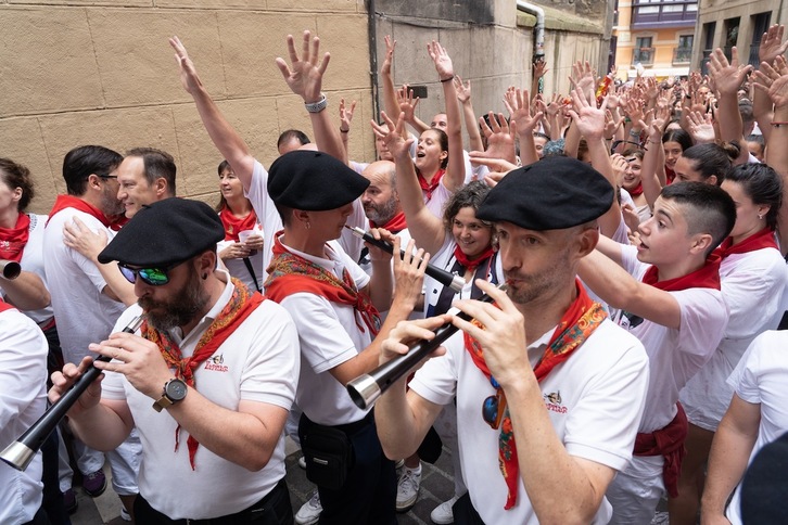 La música volverá a ser el principal protagonista del programa de sanfermines desde el mismo momento del txupinazo.