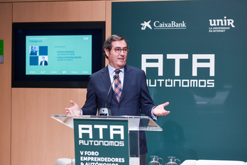 Antonio Garamendi, presidente de la patronal CEOE. 