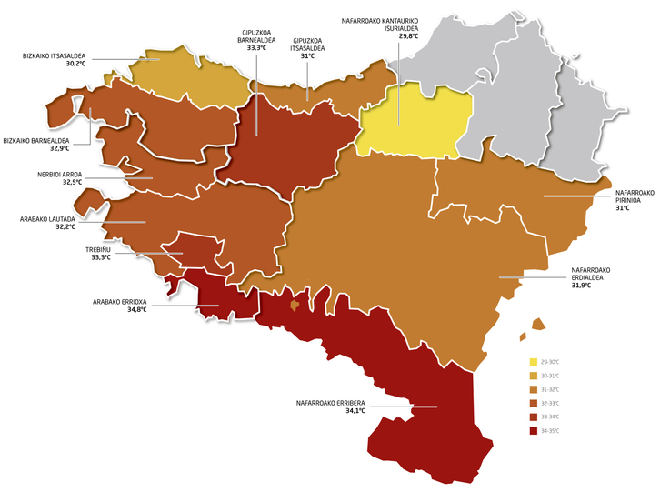 Espainiar Osasun Ministerioak beroak eragindako alertak ezartzeko sistema berria ezarri du.