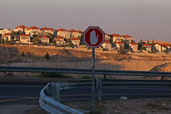 La colonia de Maale Adumim, construida por Israel en la Cisjordania ocupada.