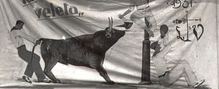 La pancarta de La Veleta de 1931 es la más antigua que aparece en la página web.