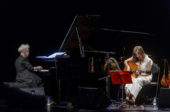 Myra Melford en el Festival de Jazz de Gasteiz.