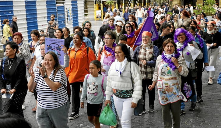 Las trabajadoras de hogar reclamaron la abolición del régimen interno.