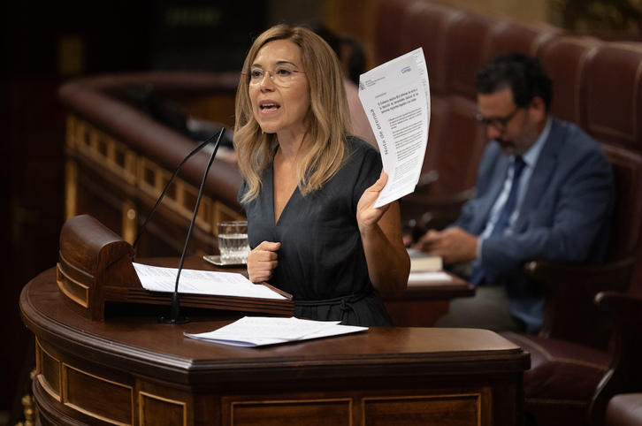 La diputada del PP Ana Alós, este martes en el Congreso.