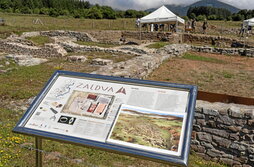 Las campañas de Aranzadi han sacado a la luz el complejo termal de Zaldua.