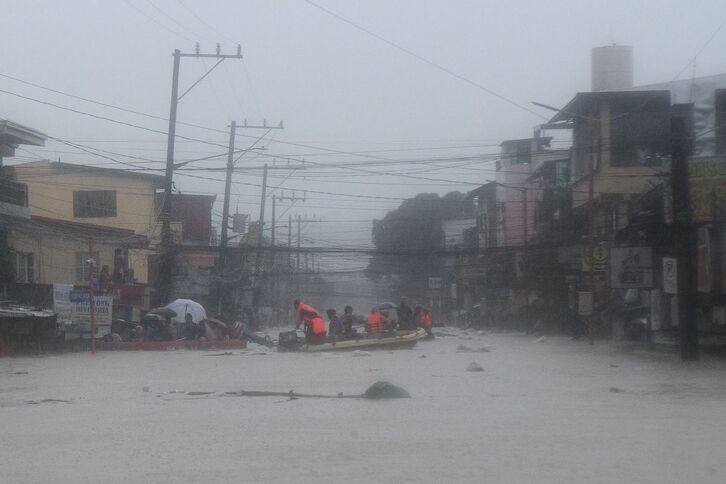 Manila (Filipinas) inundada el pasado miércoles.