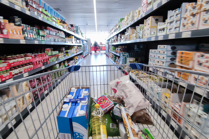 Los alimentos figuraron entre los productos que más vieron incrementados sus precios.