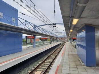 Estación de metro de Ibarbengoa.