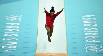 Simone Biles ha ganado su tercer título olímpico en París 2024, el séptimo de su palmarés.