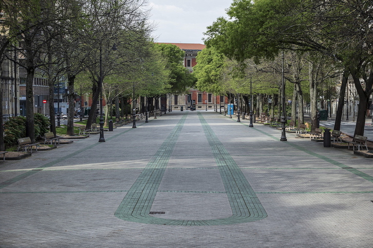 Imagen de archivo del Paseo Sarasate.