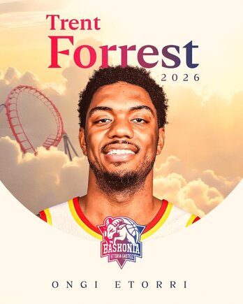 Trent Forrest refuerza el puesto de base del Baskonia.