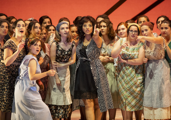 Escenificación de ‘Carmen’, dentro de la Quincena.