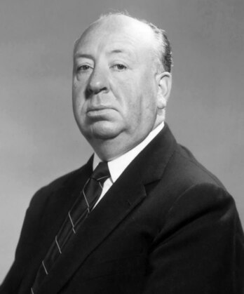 El realizador Alfred Hitchcock.