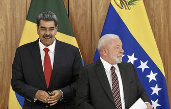 Nicolás Maduro y Lula da Silva, en una imagen de archivo.