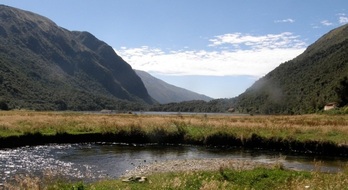 Laguna Llaviucu, en el Parque Nacional Cajas en Ecuador. 