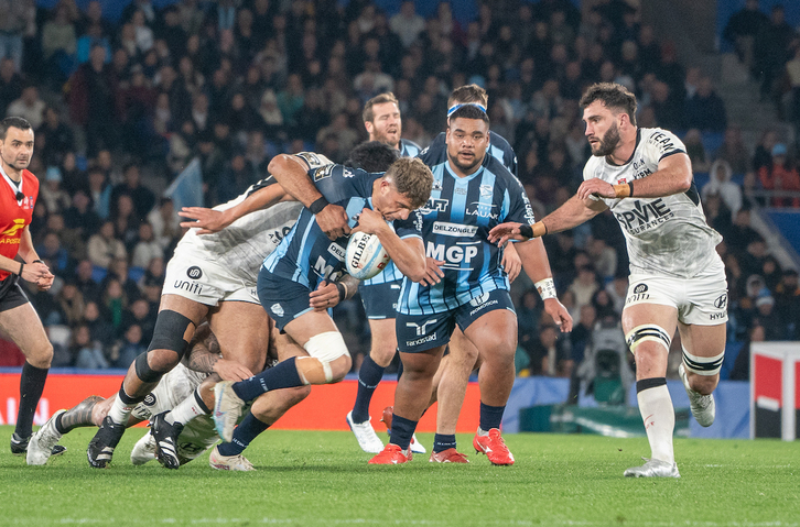 Aviron disputó el pasado marzo en Anoeta el partido de Top14 contra Toulon. 