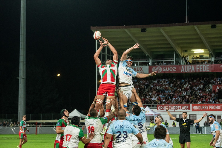 Biarritz y Baiona se vieron las caras el pasado fin de semana en un amistoso disputado en Aguilera.