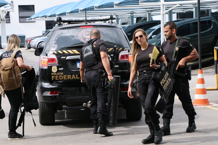 Agentes de la Policía Federal, en un operativo anterior. 