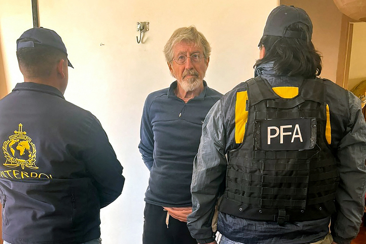 Leonardo Bertulazzi fue arrestado en Buenos Aires. 