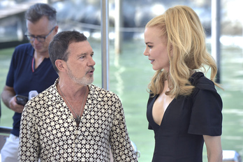 Nicole Kidman, con Antonio Banderas.