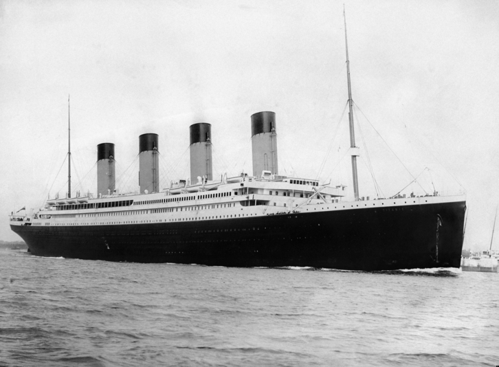 El Titanic, construido en 1909 en Belfast, fue el mayor barco de pasajeros del mundo.