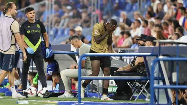 Hamari Traoré se lesionó en el partido ante el Getafe.