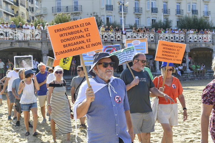 La movilización del pasado año en este segundo domingo de la Bandera de la Concha.