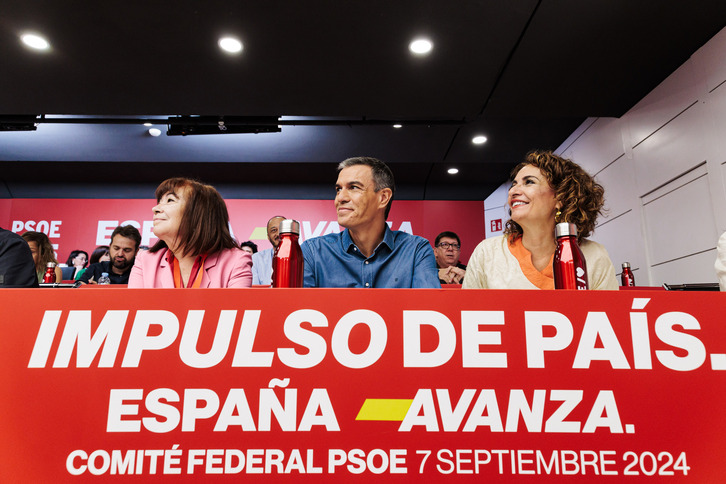 Sánchez, este sábado, en el Comité Federal del PSOE.