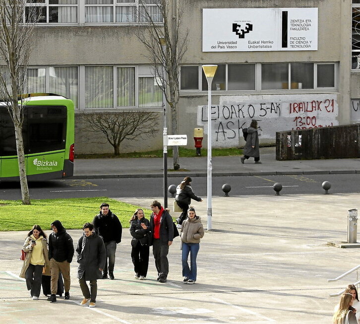 Imagen de archivo del campus de Leioa de la UPV-EHU.