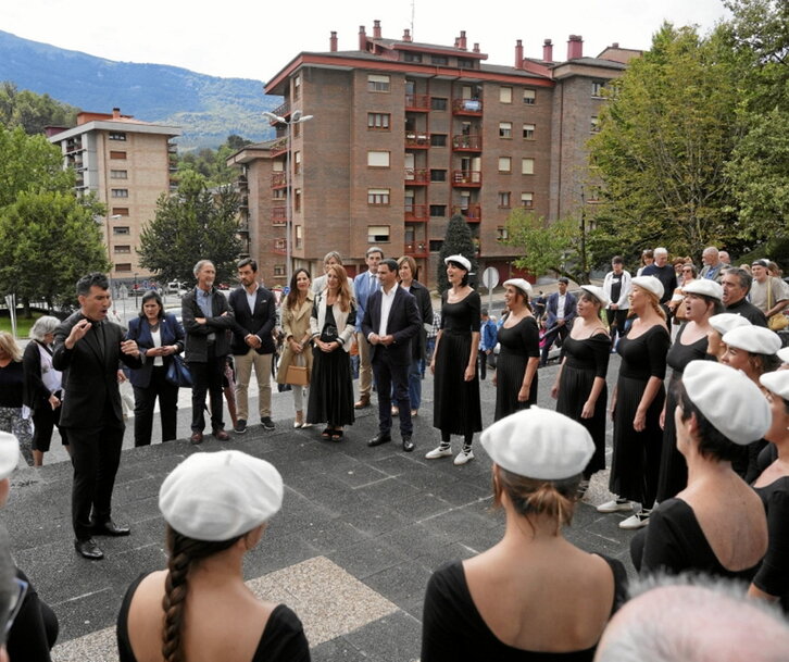 Oñatin ospatu zuten Diasporaren Eguna atzo.