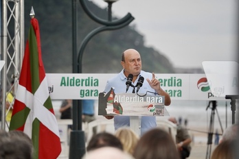 Andoni Ortuzar, el mitin de arranque de curso del PNV en Zarautz.