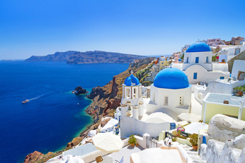 Imagen de Santorini.