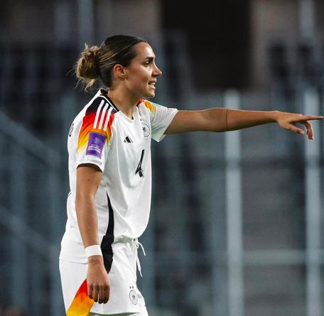 Bibi, jugadora del Athletic, compitió en los Juegos con la selección de Alemania. (@bibischuso)