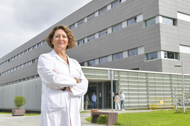 Ruth Vera, de Servicio de Oncología Médica del Hospital Universitario de Nafarroa.