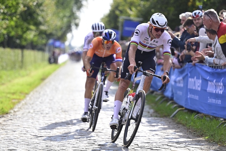 Van der Poel, en el Campeonato de Europa.