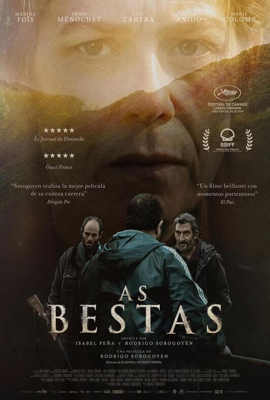 ‘As bestas’ filmeko kartela.