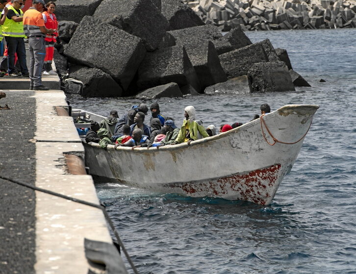 En los últimos días, más de 300 personas han sido rescatadas en aguas canarias.