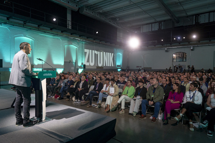 Conferencia Política de EH Bildu, este sábado en Tabakalera.