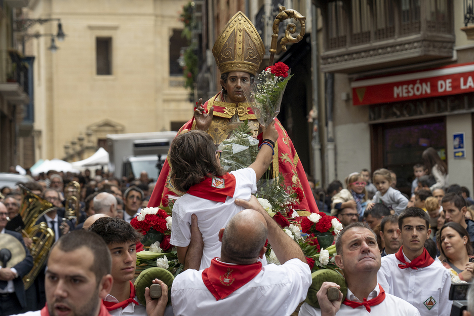 Procesión de San Fermín Txikito.