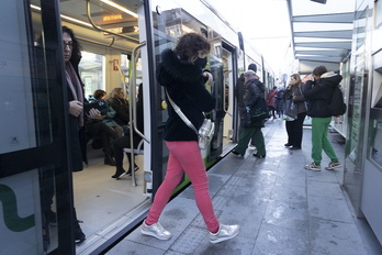 Tranvía en Gasteiz.