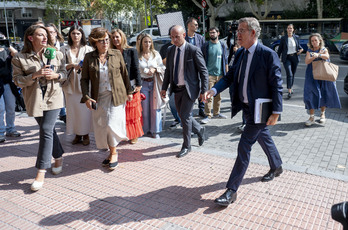 Feijóo llega a este Comité Ejecutivo Nacional de Madrid, primero del curso.