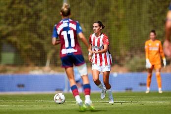 Una imagen de Bibi, que había completado los dos primeros partidos de Liga, en la visita al Levante de la primera jornada.