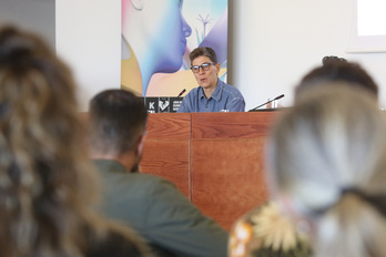 Lucas Platero ha intervenido en la segunda jornada de los cursos de la UPV/EHU sobre la interseccionalidad en las políticas públicas.